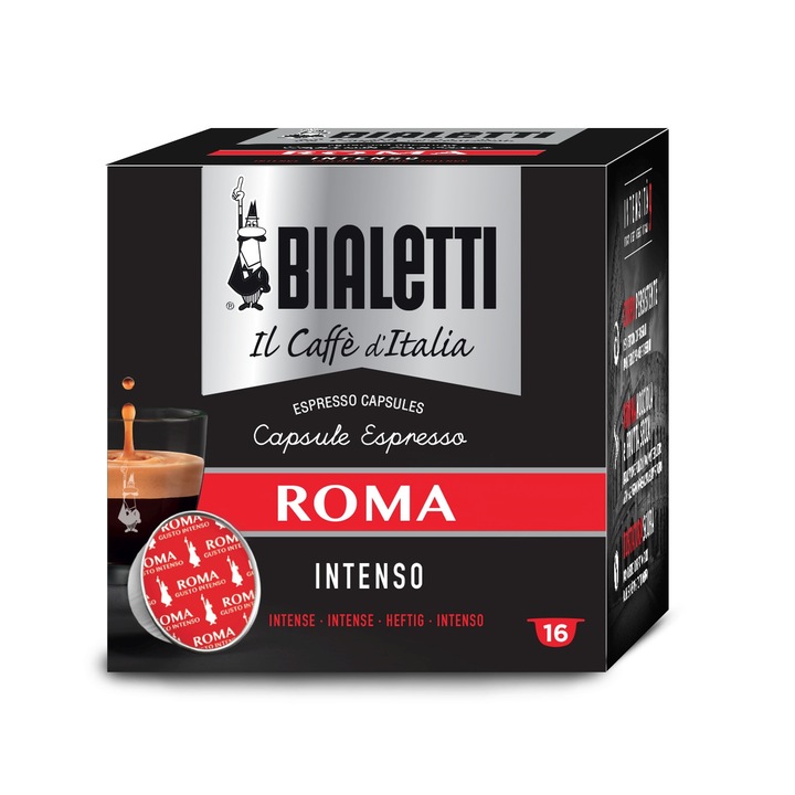 Капсули кафе Bialetti Roma 16бр за кафемашина Bialetti