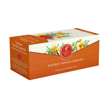 Ceai Julius Meinl Rooibos, Vanilla-Caramel, 25 pliculete, 50 grame Ceai Julius Meinl Rooibos, Vanilla-Caramel, 25 pliculete, 50 grame
