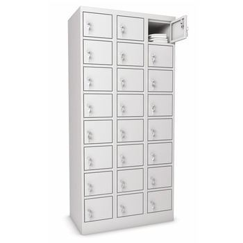 Dulap metalic pastrare valori cu 24 compartimente, 900x500x1800 mm, EXTRA Dulap metalic pastrare valori cu 24 compartimente, 900x500x1800 mm, EXTRA