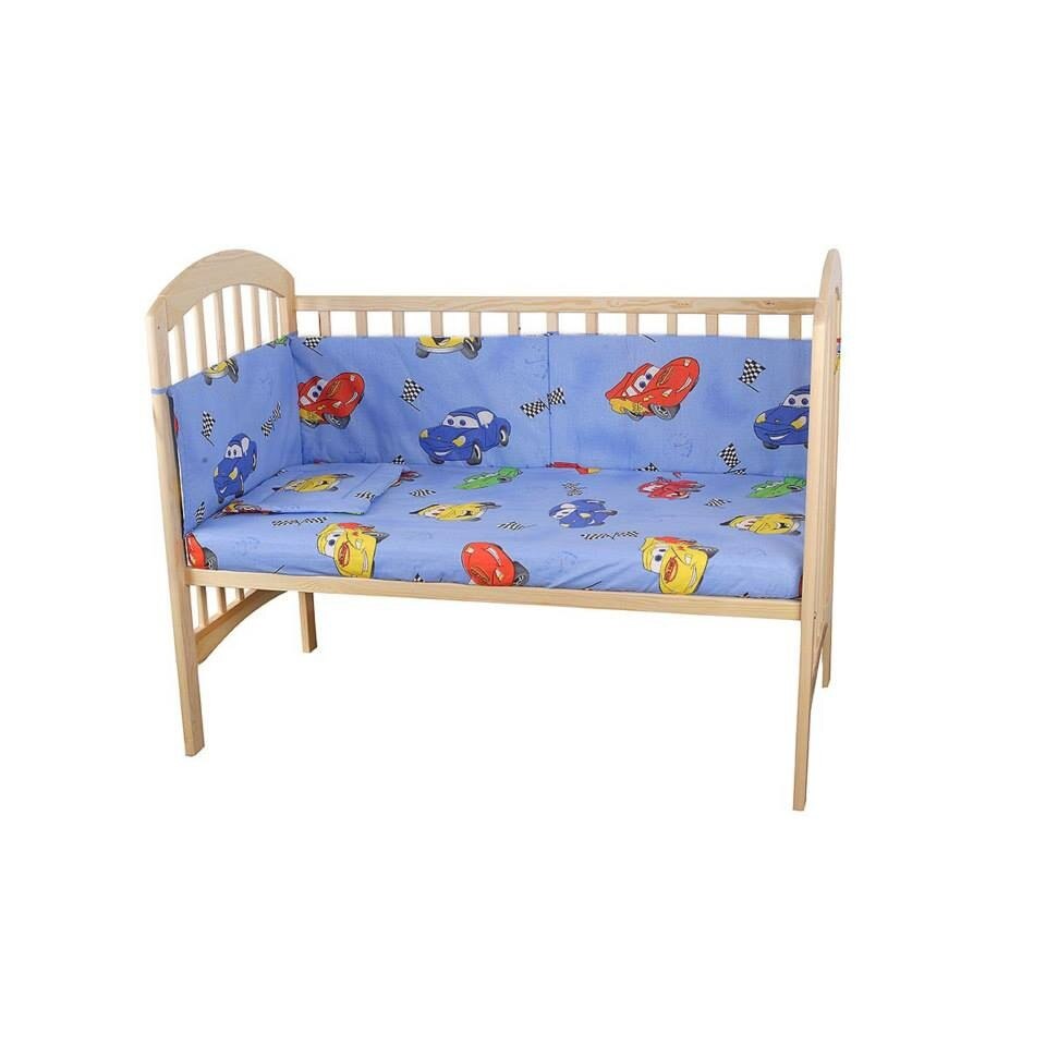 Aparatoare laterala 180 x 30 cm, albastru masinute