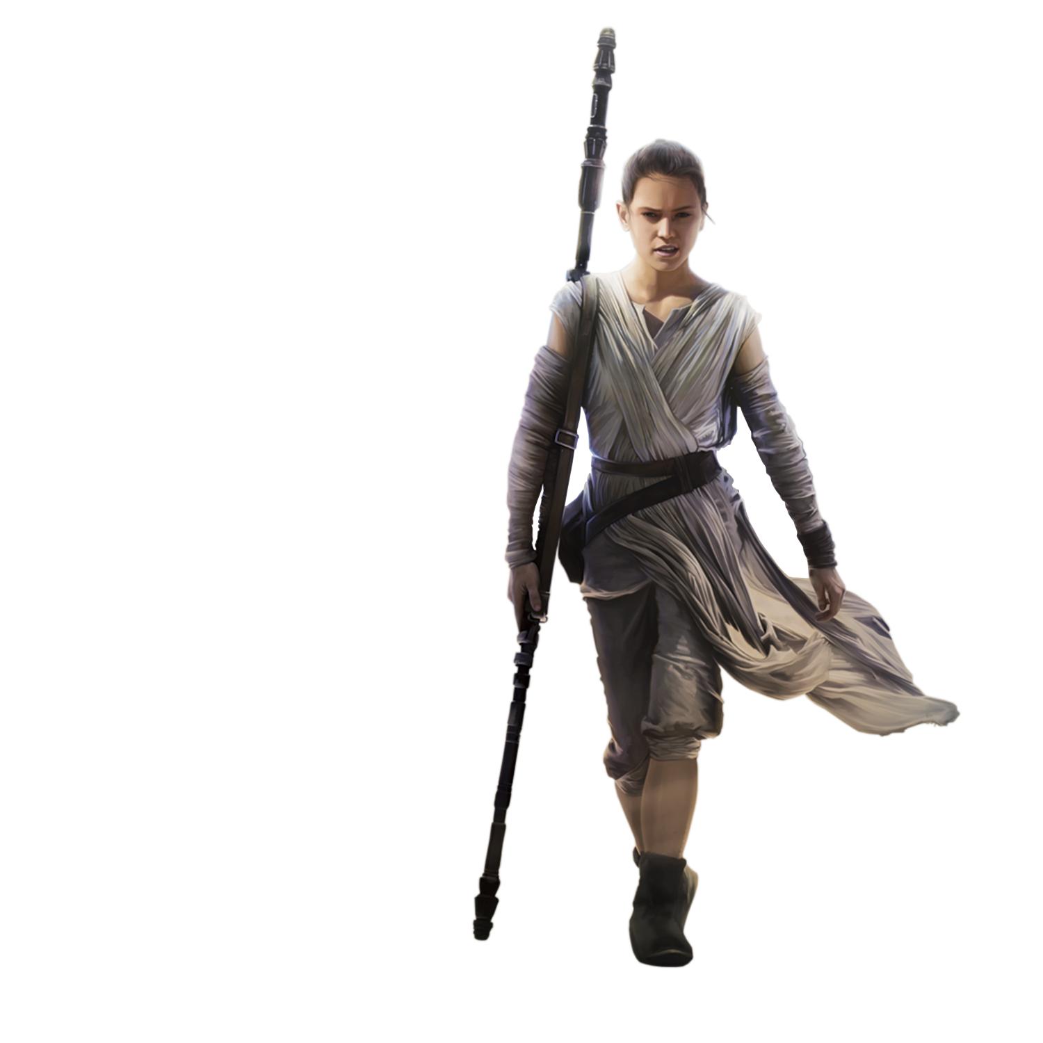 Sticker gigant REY | THE FORCE AWAKENS | 2 colite de 22,8 x 101,6 cm