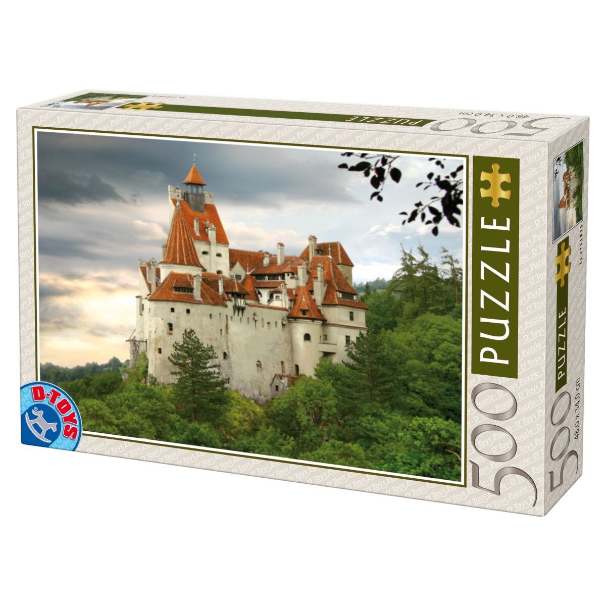 Puzzle D-Toys Romania 500 piese