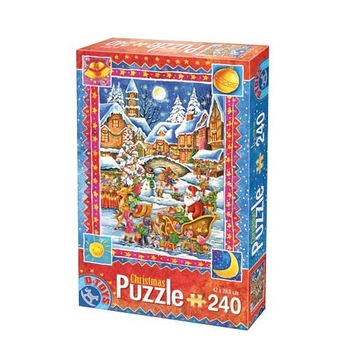 Puzzle D-Toys Craciun 240 piese Puzzle D-Toys Craciun 240 piese