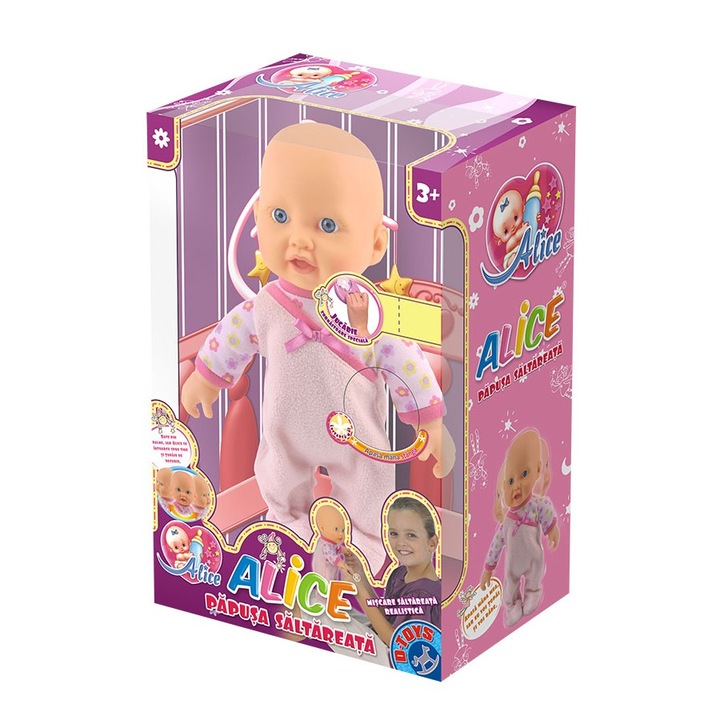 Papusa D-Toys Alice Saltareata