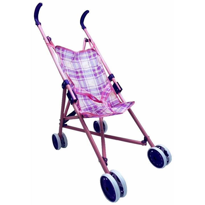 Carucior metalic D-toys pentru Papusi