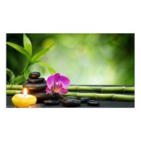 covor baie impermeabil pvc lumanare galbena si bambus art factory 50 x 70 cm imagen 32_0_
0