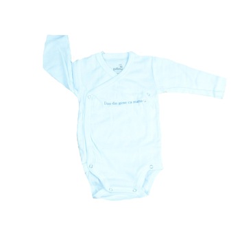 Body cu maneca lunga pentru fete Pifou Model 10 M10-A9, Alb Body cu maneca lunga pentru fete Pifou Model 10 M10-A9, Alb