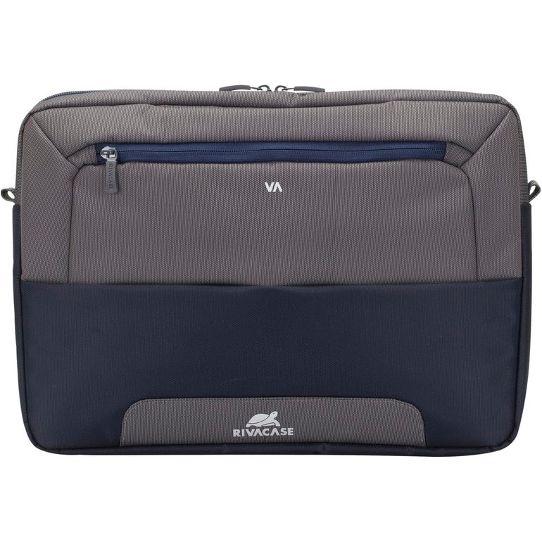 Geanta Laptop RIVACASE 7727, 13.3"-14", poliester / nailon, albastru/gri