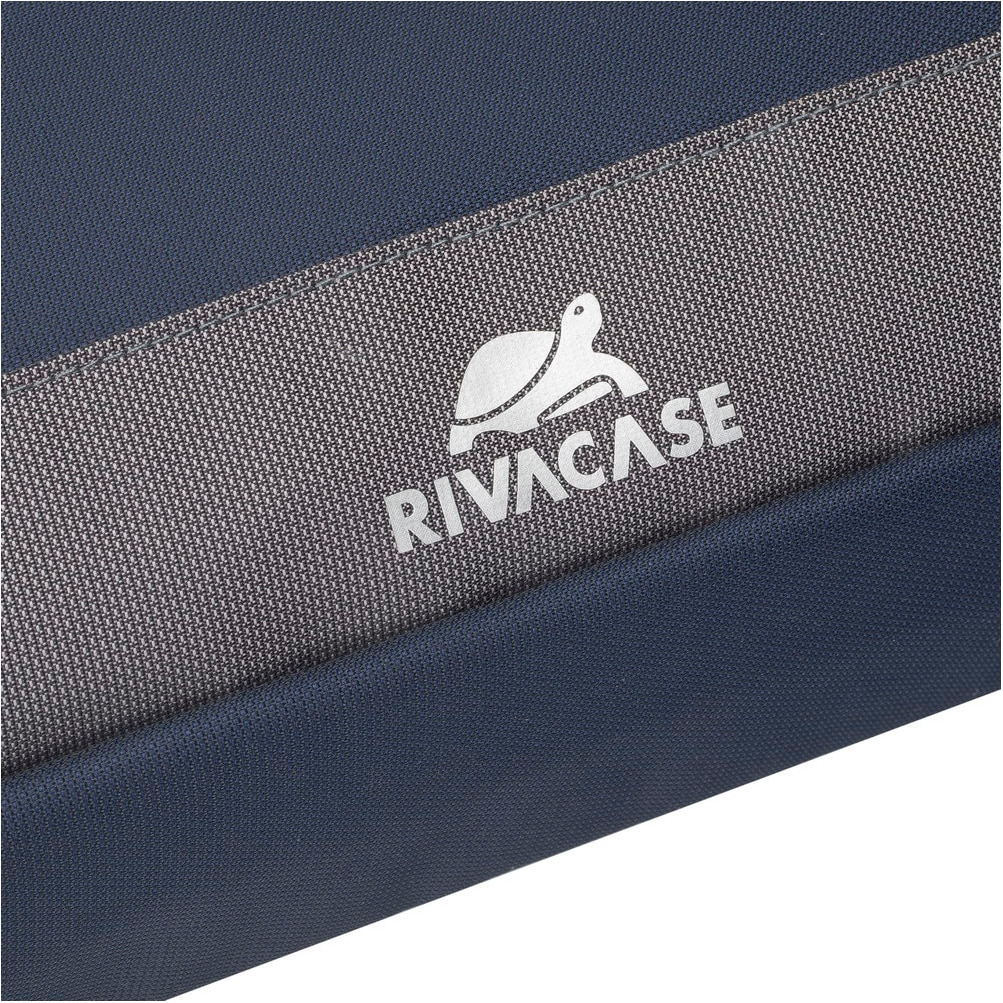 Geanta Laptop RIVACASE 7727, 13.3"-14", poliester / nailon, albastru/gri
