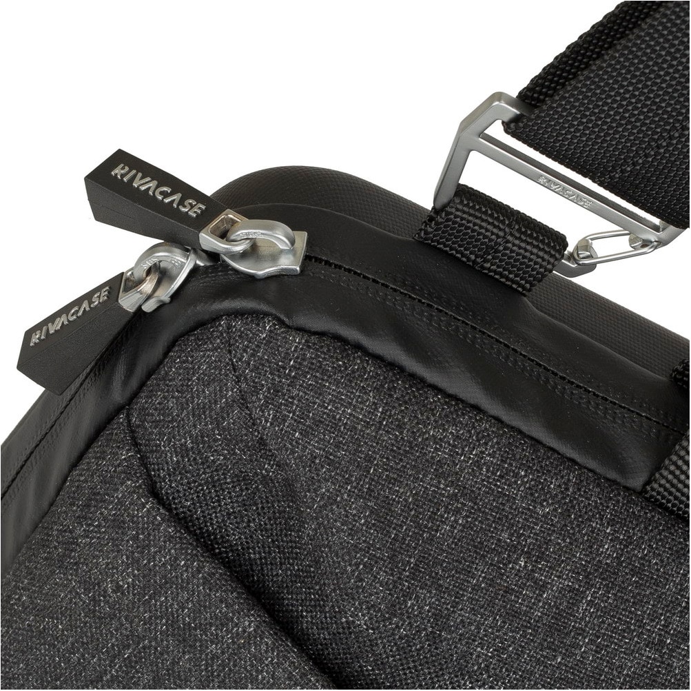 Geanta Laptop RIVACASE 8823, 13.3", poliuretan, negru