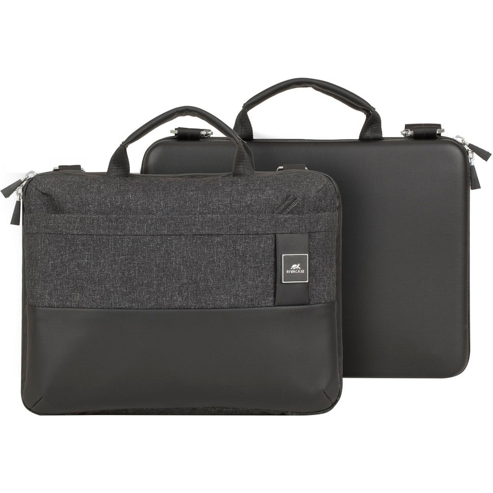 Geanta Laptop RIVACASE 8823, 13.3", poliuretan, negru