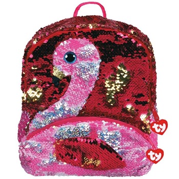 Rucsac cu paiete flamingo GILDA, 2 compartimente - Ty Rucsac cu paiete flamingo GILDA, 2 compartimente - Ty