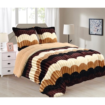 Pilota pufoasa 200x230 cm,cocolino/imitatie blana, cu fete de perna ,POL-166 Pilota pufoasa 200x230 cm,cocolino/imitatie blana, cu fete de perna ,POL-166