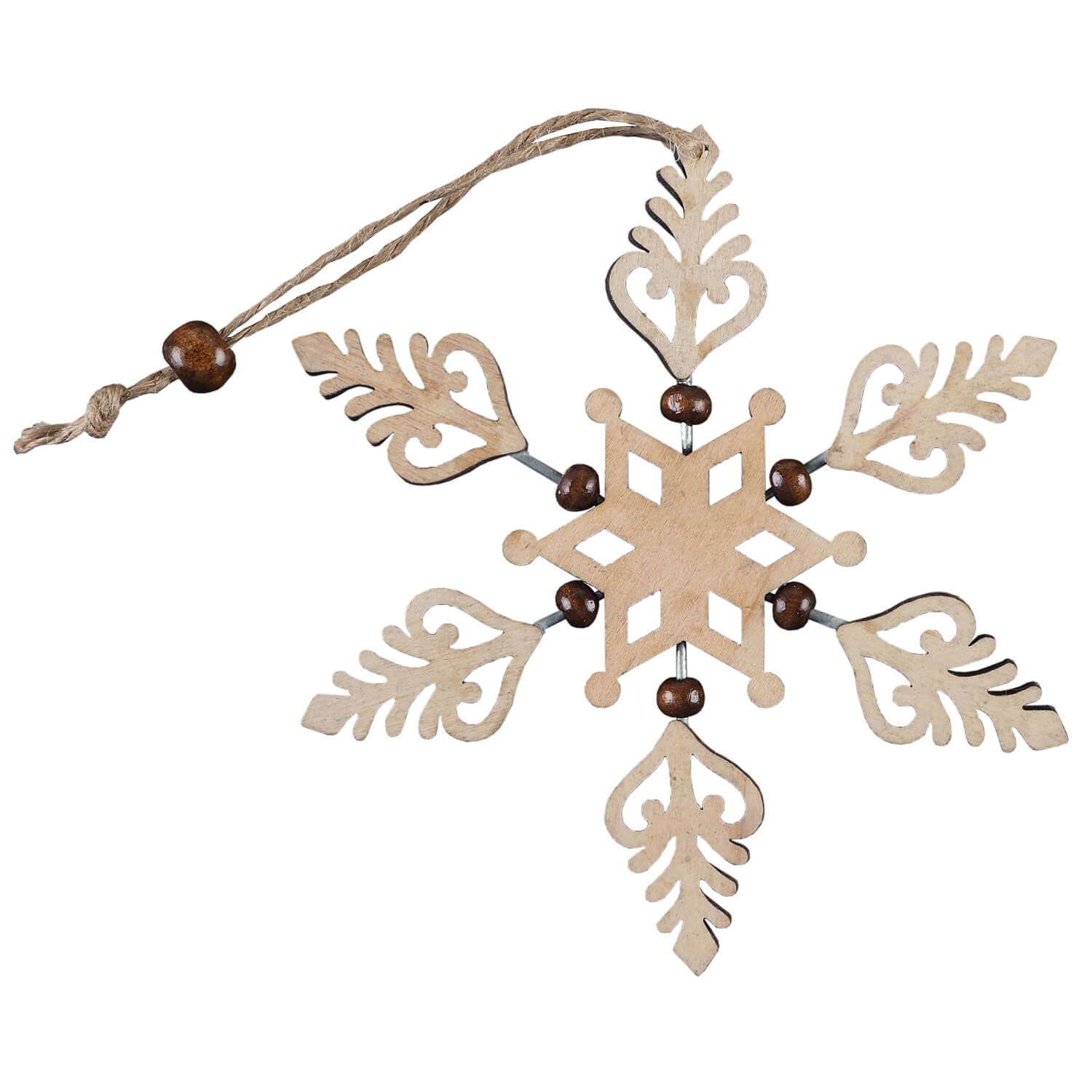 Stea decorativa Holly, lemn