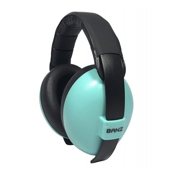 Casti antifoane bebelusi si copii 3-36 luni, Banz, Turcoaz Casti antifoane bebelusi si copii 3-36 luni, Banz, Turcoaz