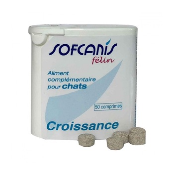 Supliment Nutritiv Sofcanis Felin Croissance 50 cp Supliment Nutritiv Sofcanis Felin Croissance 50 cp