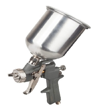Pistol de vopsit din metal cu 3 duze Evotools 0.6 l Pistol de vopsit din metal cu 3 duze Evotools 0.6 l