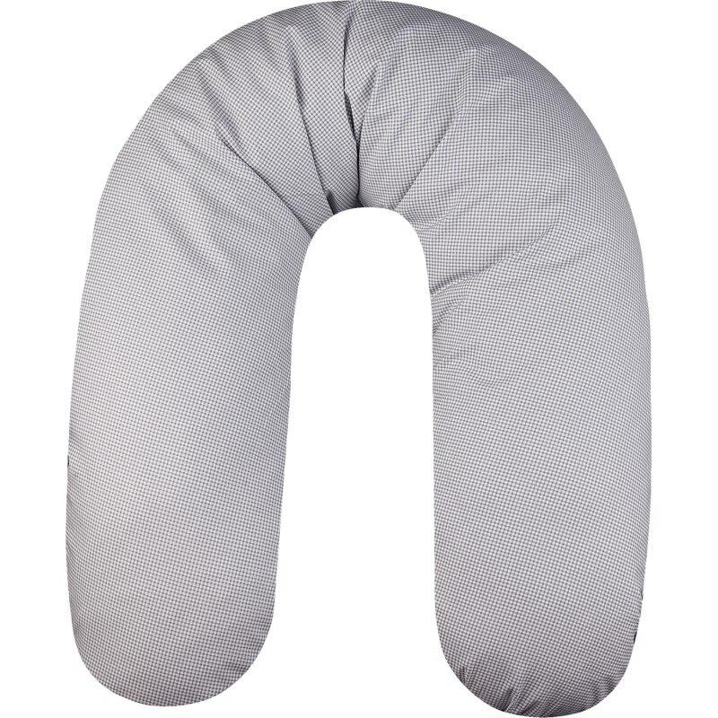 Husa pentru perna de alaptat Comfort Grid Womar Zaffiro, 170 cm
