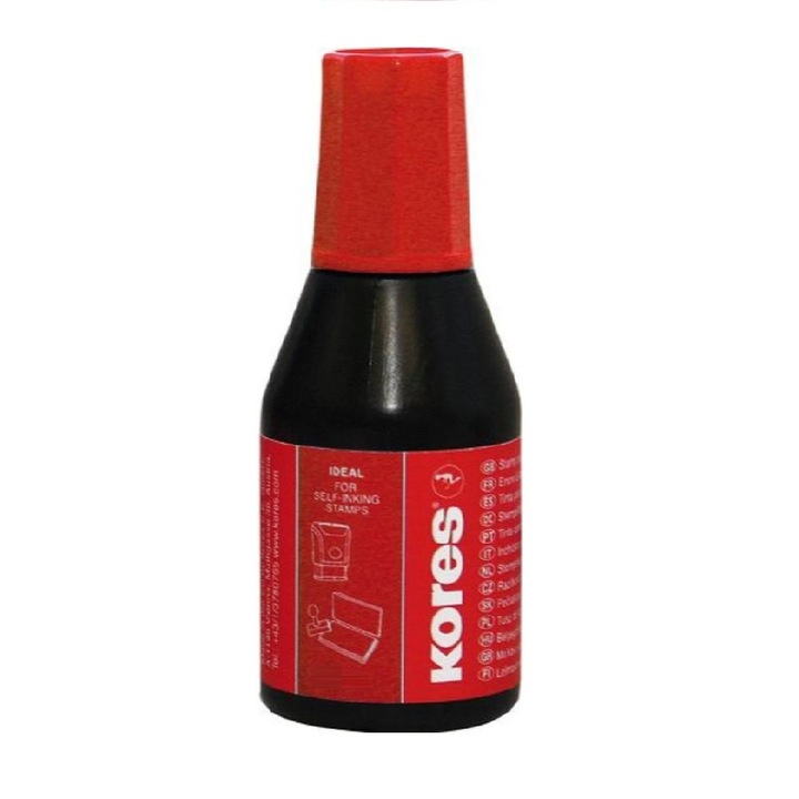 Tus Stampila Kores 27 ml, Culoare Rosu - EVTSRS