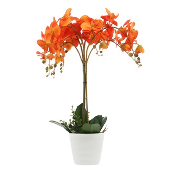 Floare artificiala iMKⓇ, H 60 cm, Rezistenta la umiditate, Portocalie, Aspect natural, AN Floare artificiala iMKⓇ, H 60 cm, Rezistenta la umiditate, Portocalie, Aspect natural, AN