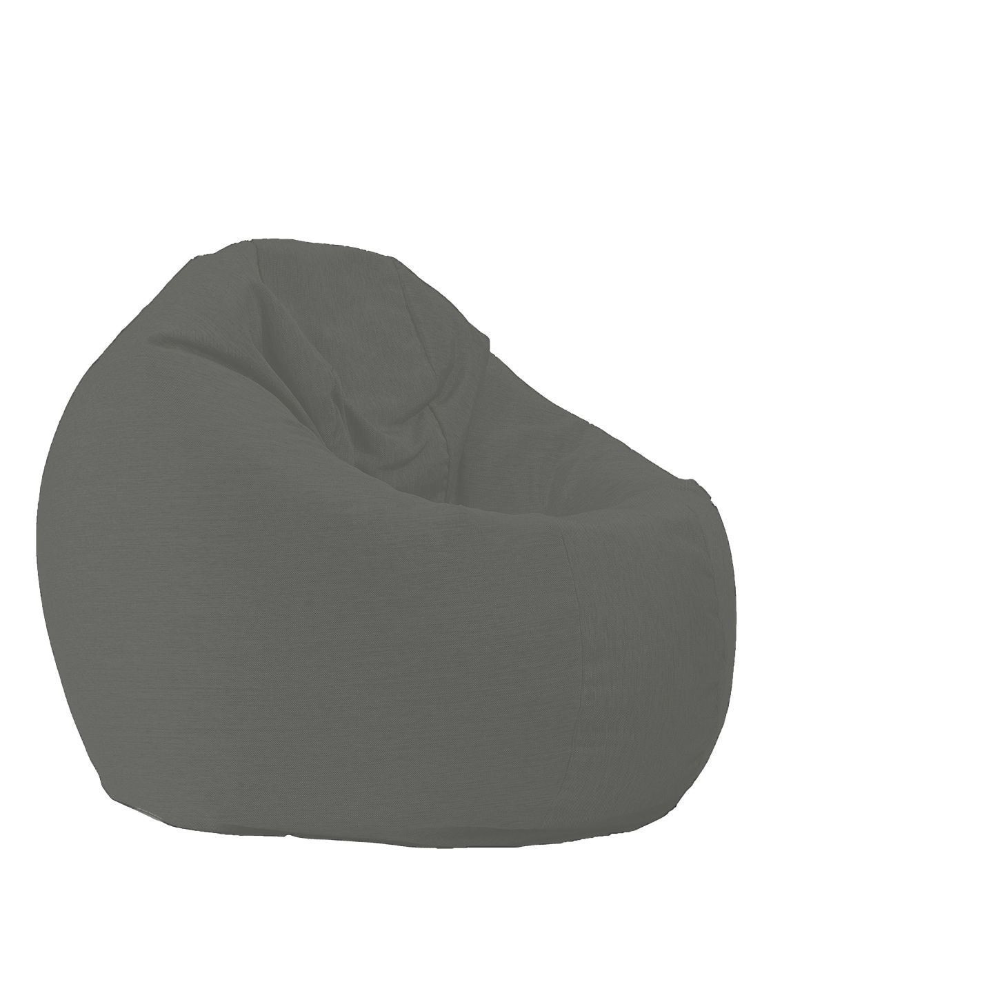Fotoliu Pufrelax Relaxo XL (Gama Premium), - Moon Grey cu husa detasabila textila, umplut cu perle polistiren