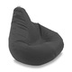Fotoliu Pufrelax tip Sac Nirvana Light Gama Premium Textil, Moon Grey, husa detasabila, umplut cu perle polistiren