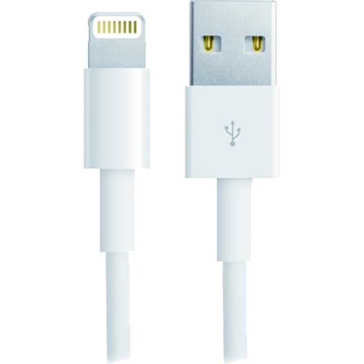 Cablu de date Celly, lightning, alb