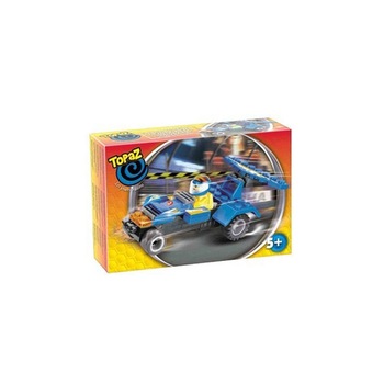 Set de construit-Masina de curse albastra-40 piese Set de construit-Masina de curse albastra-40 piese