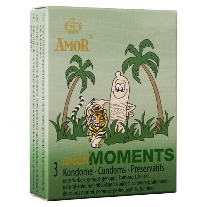 Prezervative AMOR Wild Moments 3 buc