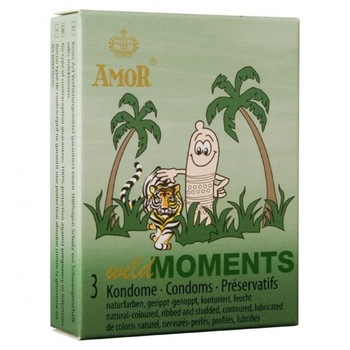 Prezervative AMOR Wild Moments 3 buc Prezervative AMOR Wild Moments 3 buc