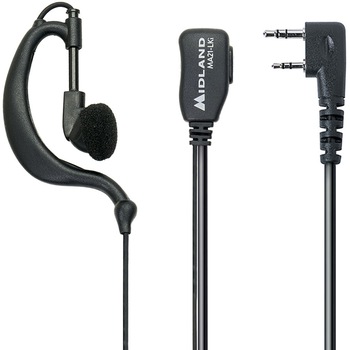 Casti cu microfon Midland MA21-LKi cu 2 pini tip Kenwood, buton PTT, pentru statii radio portabile Casti cu microfon Midland MA21-LKi cu 2 pini tip Kenwood, buton PTT, pentru statii radio portabile
