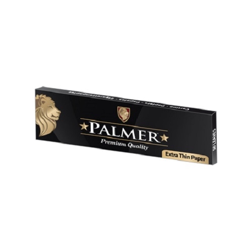 Foite pentru rulat tigarete Palmer Black Standard, ardere lenta, ultra subtire, 70mm, 50 buc