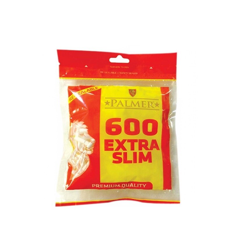 Filtre extra slim pentru rulat tigarete, Palmer Extra Slim 600, 5.5 mm