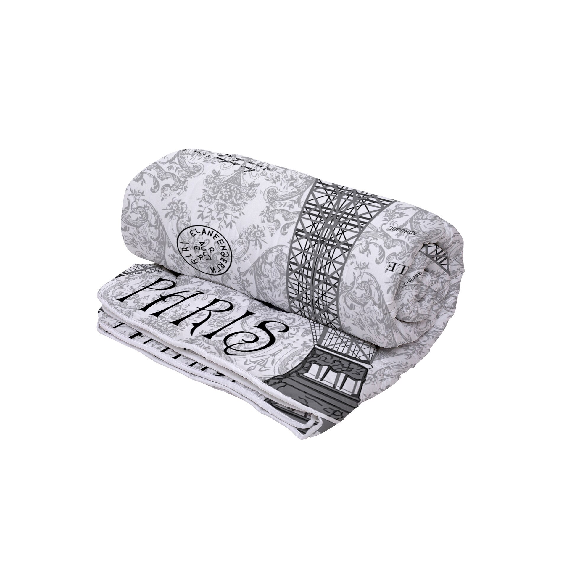 Pilota Alcam Paris microfibra matlasata, 220x200 cm, 250g/mp