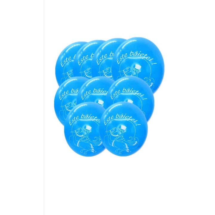 Shop Carnaval, 20 db lufi készlet – Ez egy fiú, kék