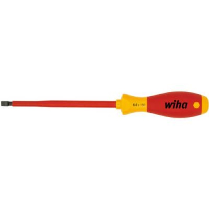 WIHA SoftFinish electric VDE lapos csavarhúzó SL4,0x100 320N/No.00823