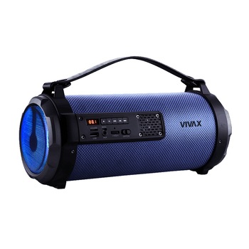Boxa portabila Bluetooth Vivax BS-101 Blue Iluminare LED, MP3, USB, AUX in, MicroSD, 3000mAh, FM Radio Boxa portabila Bluetooth Vivax BS-101 Blue Iluminare LED, MP3, USB, AUX in, MicroSD, 3000mAh, FM Radio