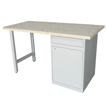 Banc de lucru cu dulap si sertar L1200, 1200x600x850 mm (LxlxH) ECO+ Banc de lucru cu dulap si sertar L1200, 1200x600x850 mm (LxlxH) ECO+