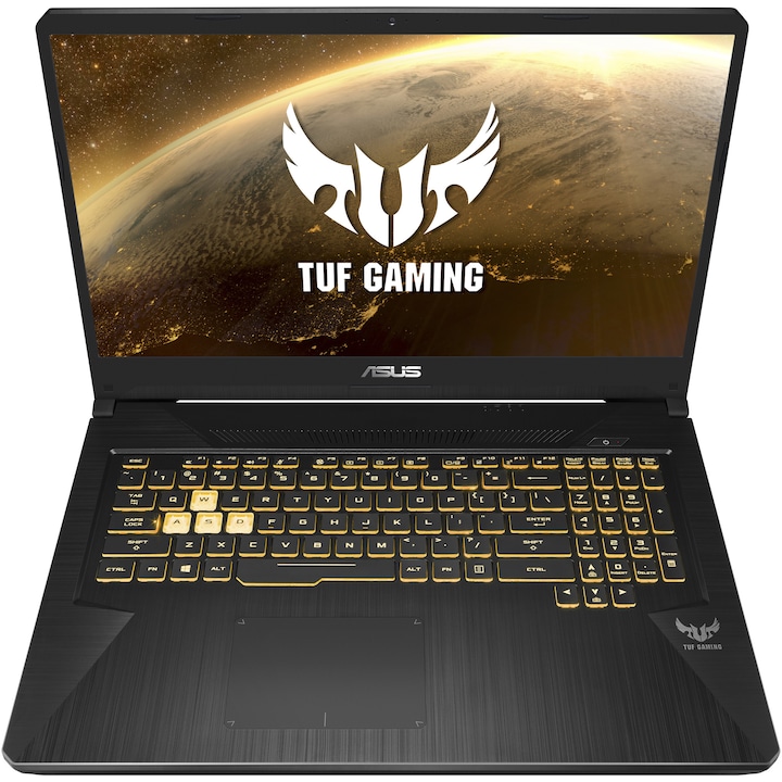 Лаптоп Gaming ASUS TUF FX705DT, 17.3", AMD Ryzen™ 5 3550H, RAM 8GB, SSD 256GB, NVIDIA® GeForce® GTX 1650, No OS, Gold Steel