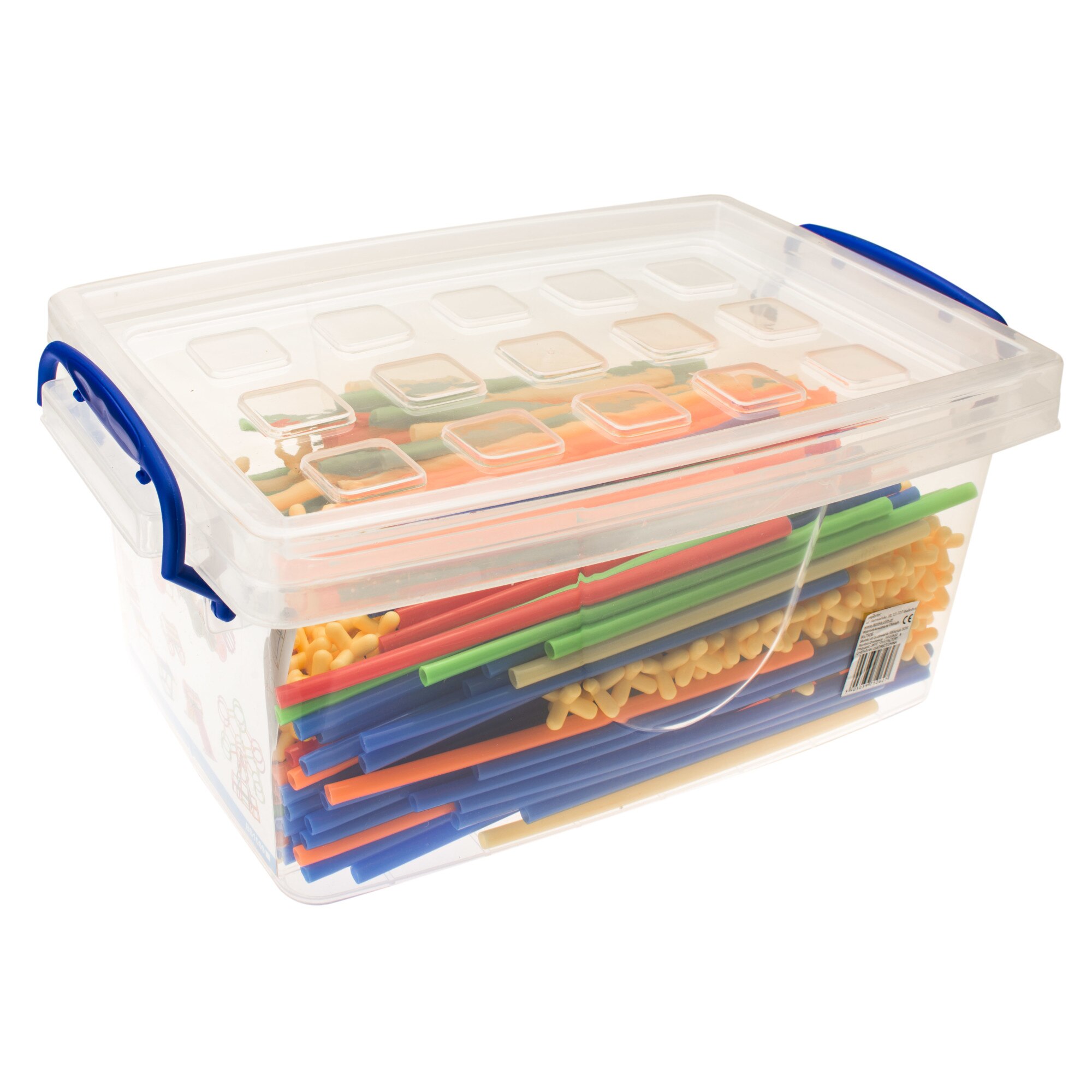 Set constructii din paie flexibile 680 elemente