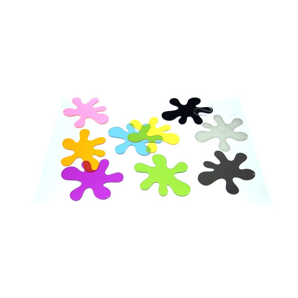 Pete de culoare, set de 10 bucati, multicolor