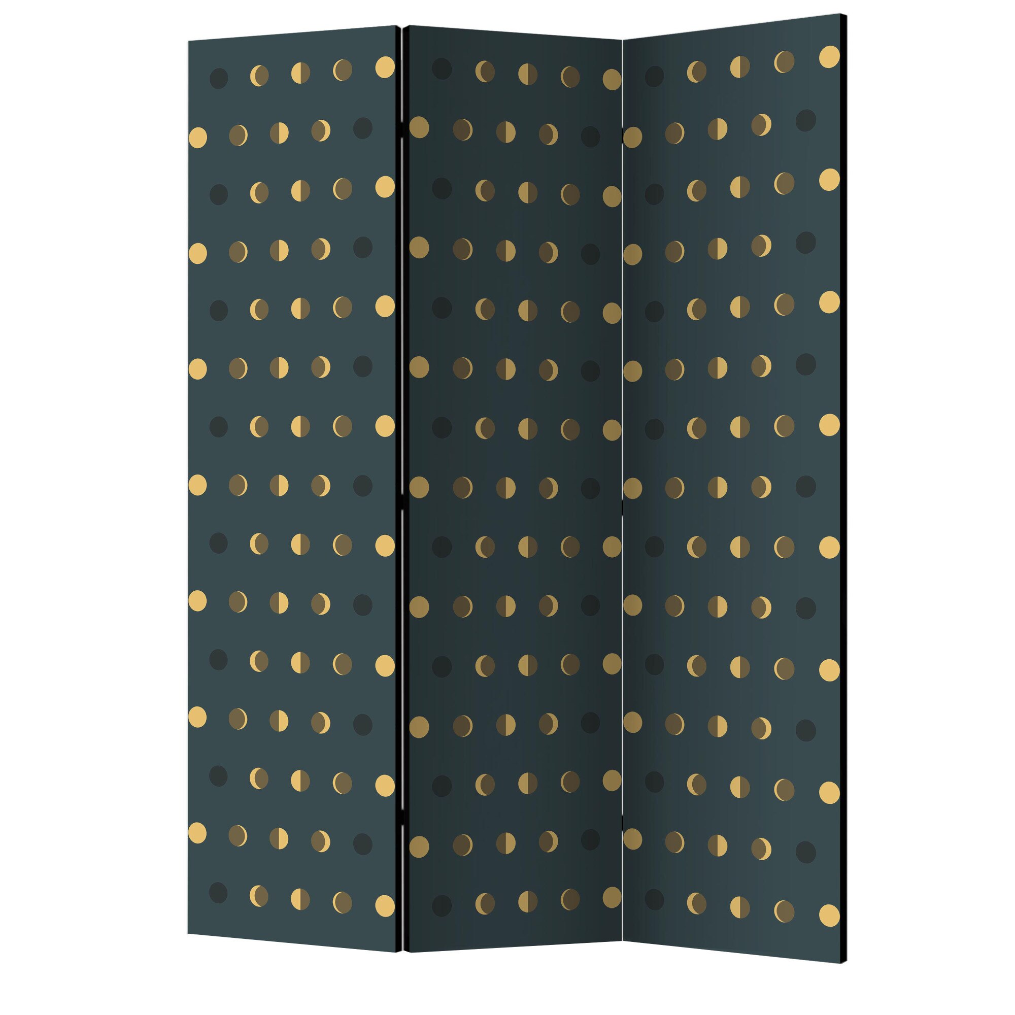 Paravan din 3 parti - puncte - 135 x 172 cm