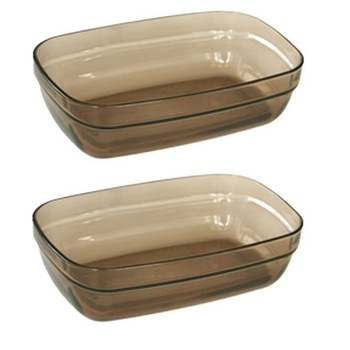 Set 2 piese tave dreptunghiulare 15cm DURALEX seria KLASIK Set 2 piese tave dreptunghiulare 15cm DURALEX seria KLASIK