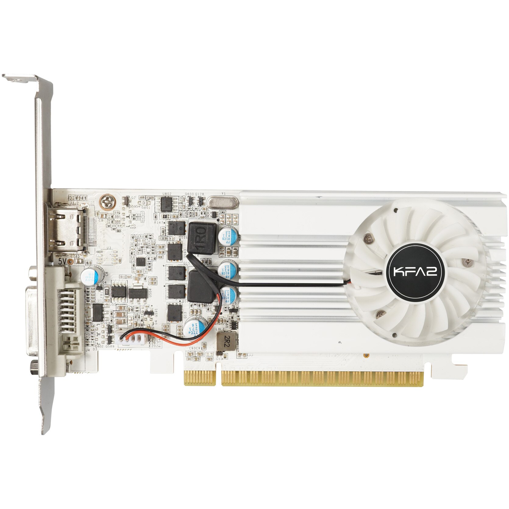 Placa video KFA2 Geforce GT 1030 EX white, 2GB DDR4, 64-bit