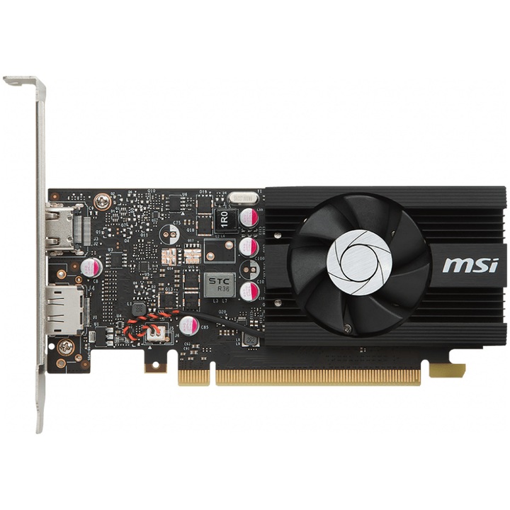 Placa video MSI GeForce GT 1030 2G LP OC, 2GB GDDR5, 64-bit