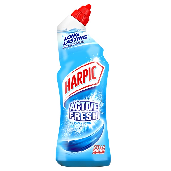 Dezinfectant toaleta HARPIC Active Gel Marine, 750 ml