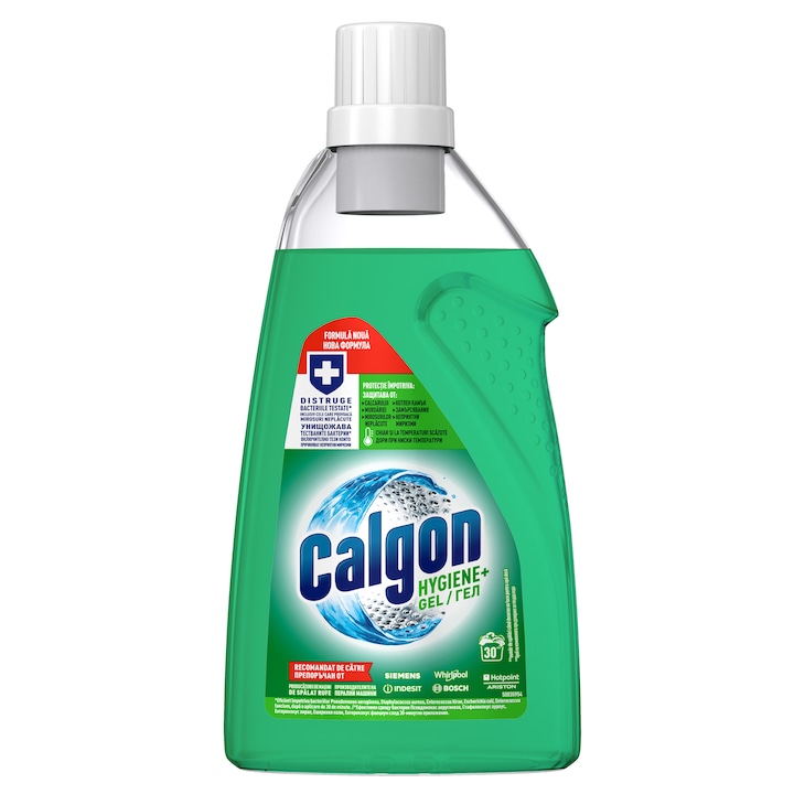 Gel anticalcar CALGON Extra Hygiene+, 1.5L
