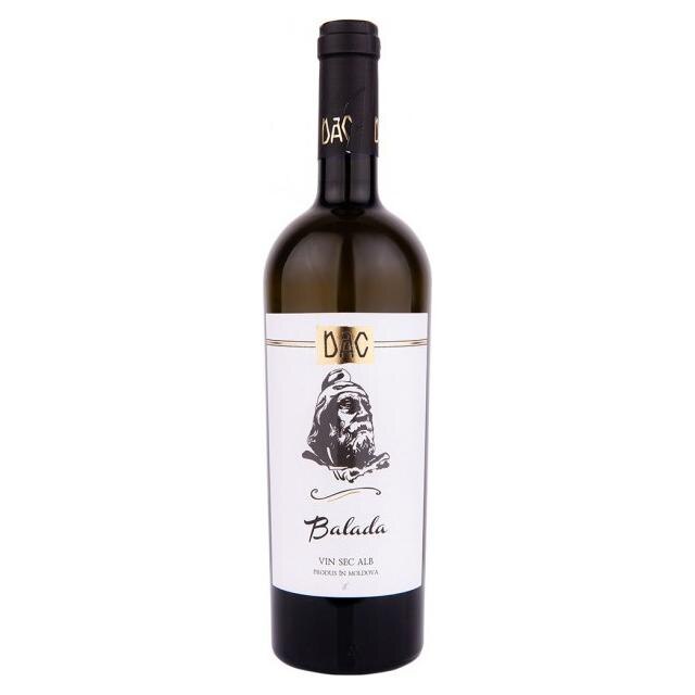 Vin alb sec Balada 2017, 0.75L, DAC