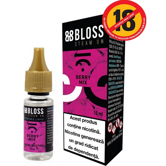 Lichid pentru Tigara Electronica 10ml Bloss Berry Mix 18mg/ml
