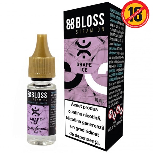 Lichid pentru Tigara Electronica 10ml Bloss Grape Ice 18mg/ml
